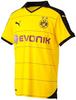 PUMA Kinder Trikot BVB Home Replica Shirt with Sponsor, Cyber Yellow/Black, XL