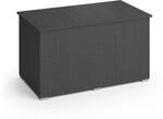Oskar-Store OK-Living Kissenbox, Aufbewahrungsbox, Anthrazit, 146 x 80 cm