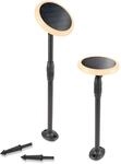 Esotec Solar Steckleuchten, 2er Set, h&ouml;henverstellbar, Akku, LED Standleuchte,