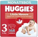 Huggies Baby-Windeln Little Movers, Disney-Design, Gr&ouml;&szlig;e 3, 168 St. (3 x 56),