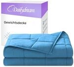 Dailydream Gewichtsdecke 135x200cm, 6 kg, Baumwolle, Blau