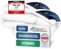 DormiGood Sommerdecke Daunen 135x200 2er Set - Made in Germany - 100%...