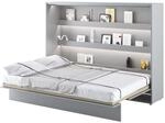MEBLINI Schrankbett Bed Concept - Wandbett mit Lattenrost - Klappbett mit Schrank -
