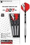 Bull's Dot D2 Soft Dart, Silber/Schwarz, 18g