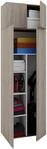 VCM Besenschrank | 6 F&auml;cher | Ma&szlig;e B. 70 x H. 238 x T. 40 cm |...