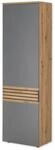 70-023-U6 Garderobenschrank MILAN Schuhschrank Artisan Eiche Nb. / grau ca. 60...