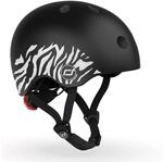 Scoot&Ride Graphics Kinder-Helm XXS aus Polycarbonat in der Farbe Zebra,...
