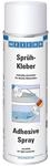 WEICON Spr&uuml;hkleber 500 ml, transparentes Klebespray, f&uuml;r leichte Materialien, wie