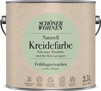 2,5L Sch&ouml;ner Wohnen Naturell Kreidefarbe Fr&uuml;hlingserwachen, Leichtes Olivgr&uuml;n