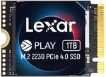 Lexar PCIe 4.0 Interne SSD 1TB, M.2 2230 PCIe Gen4x4 SSD, bis zu 5200 MB/s Lesen,
