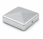 Pfostenkappe verzinkt 7x7 cm 71mm Pyramide Abdeckkappe f&uuml;r Pfosten