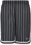 Karl Kani Herren KM-PS011-001-02 Small Signature Pinstripe Mesh Shorts Black, L