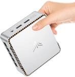 NiPoGi GK3 Plus Mini PC, &Iota;ntel Alder Lake-&Nu;97(bis zu 3,60 GHz), 8 GB DDR4 256...