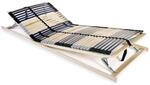 vidaXL Lattenrost 42 Latten 7 Zonen 90x200cm Lattenrahmen Bettrost Holzlatten