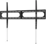Hama TV Wandhalterung, starr, flach, 120 Zoll, bis 100 kg | TV Wandhalterung schwarz,