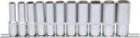 KS Tools 911.0611 3/8" CLASSIC Sechskant-Stecknuss-Satz, lang, 11-tlg. 8-19mm