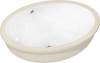hansgrohe Xuniva D Unterbauwaschtisch, mit &Uuml;berlauf, ohne Hahnloch, 500x400mm,
