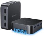 Blackview MP80 Mini PC Intel Alder Lake N97 (bis zu 3,6 GHz) 16GB LPDDR5 RAM 512GB