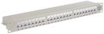 Goobay 90855 CAT 6A Patch Panel 19 Zoll / 24 Port RJ45 Buchsen Netzwerkstecker / 500