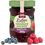 Schwartau Extra Weniger Zucker Waldfrucht | Zuckerreduzierte Marmelade | 300 g