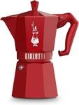 Bialetti Mokka Exclusive 3 Tassen Vintage (6 Tassen, rot)