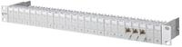 METZ CONNECT 19"-Panel 1HE best&uuml;ckt mit 24 C6A Modulen Kat.6A (Class EA)