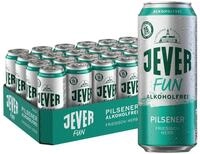 Jever Fun Alkoholfreies Bier 24x0,50 Liter Dosen EINWEG. Ohne Zucker, voller