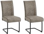 byLIVING Esszimmerstuhl Maria / 2er Set/XXL bis 150 kg/Bezug Stoff Taupe...