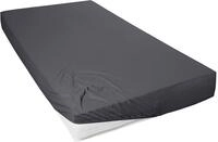 Primera Mako-Feinjersey-Spannbetttuch, anthrazit, 140x200-160x200 cm