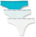 Calvin Klein Damen 3er Pack Brazilian Slips mit Spitze, Mehrfarbig