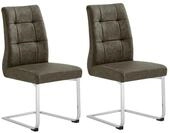 byLIVING 2er-Set Schwingstuhl Marlen XXL, 47 x 96 x 62 cm (BxHxT), St&uuml;hle