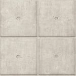 Rasch Tapete 499421 - Vliestapete in Hellgrau mit Beton-Optik, Sichtbeton-Optik,