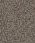 Rasch Tapete 315059 - Vliestapete in Anthrazit mit Blatt-Optik, Bl&auml;ttermotiv,