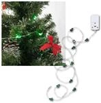 LED Batterie-Lichterkette "String" 12 gr?ne B?ume