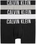 Calvin Klein Herren Trunk (3er Pack), Schwarz, Grau, Heidekraut, Wei&szlig;, L