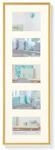 walther design Bilderrahmen gold 5X 10x15 cm Galerie mit Passepartout, New Lifestyle