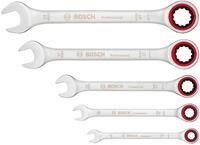 Bosch Professional Ratschenschl&uuml;ssel-Set (5-teilig, Standardgr&ouml;&szlig;en 8&ndash;19 mm,