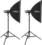 Walimex pro Emerger 200 Set Double - leistungsstarke Studio Blitzleuchte mit 2,4 GHz