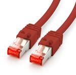CSL-Computer CAT.7 Ethernet Patchkabel (RJ45) | 0,5m | rot | LAN-Kabel 