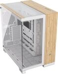 Case Corsair 6500X Midi TG White/Bamboo