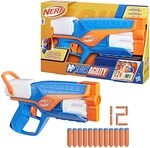 Nerf N Series Agility Blaster, leichte Bauweise mit rotierender Trommel und