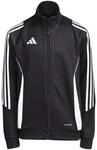adidas Unisex Kinder Tiro24 Training Kids Track Suit, black/white, 15-16 Years