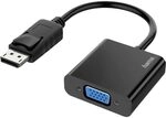Hama DisplayPort auf VGA Adapter Full HD 1080p (DisplayPort Stecker, VGA Buchse,