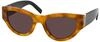 SAINT LAURENT Womens SL M94 Sunglasses, Brown, 53