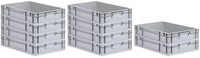 PROREGAL SuperSparSet 10x Eurobox NextGen Economy | Griffe geschlossen |HxBxT