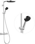 hansgrohe Pulsify S Puro - wassersparendes Duschsystem (EcoSmart) mit Thermostat,