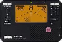 Korg TM70 Kombiniertes Metronom und chromatisches Stimmger&auml;t &ndash; Schwarz