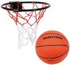 Simba 107400675 - Basketball Korb, Korb mit Netz 22cm, Ball 14cm, 2 Teile, ab 3 Jahre