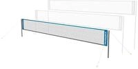 HUDORA Volleyball-Netz/Badminton-Netz - inkl. Tragetasche - 76535
