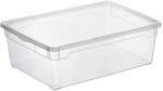 Rotho 483010 Sundis Clear Box Boots Aufbewahrungsbox mit Deckel, Kunststoff (PP),